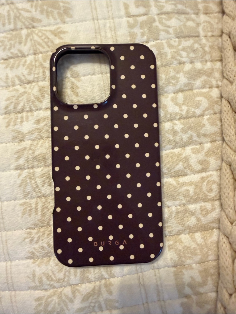 Burga polka dot iPhone 16 pro max case